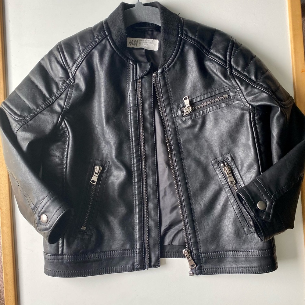 H&M Faux Leather Moto Jacket